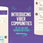 Unlimited chat communities on Viber